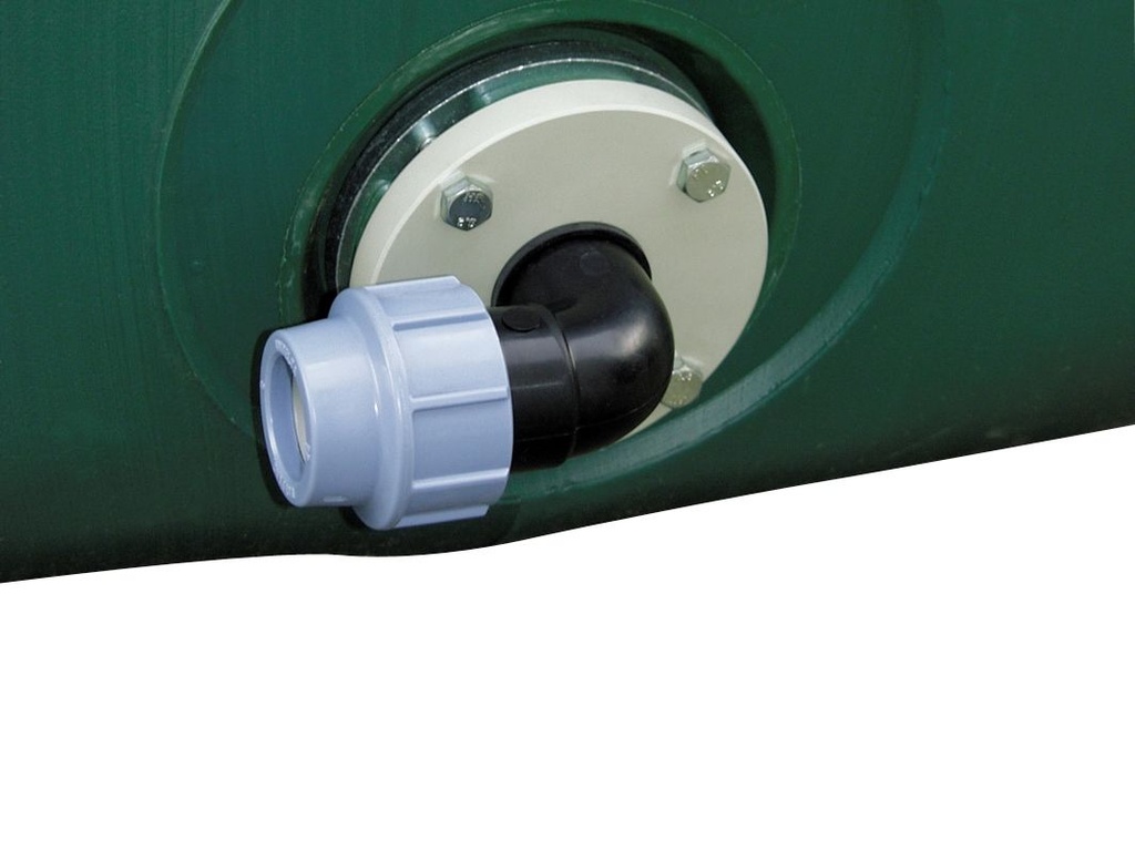 Universal flange connection, elbow 1″ (7659, CEMO)