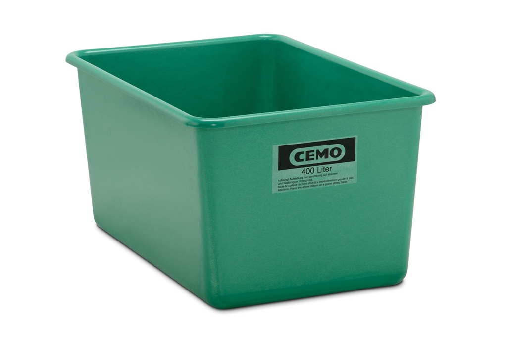 Rectangular container 400 l, green (1146, CEMO)