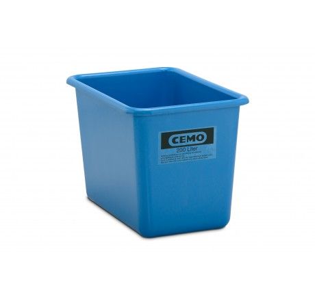 Stačiakampis konteineris 200 l, mėlynas, CEMO (7569)