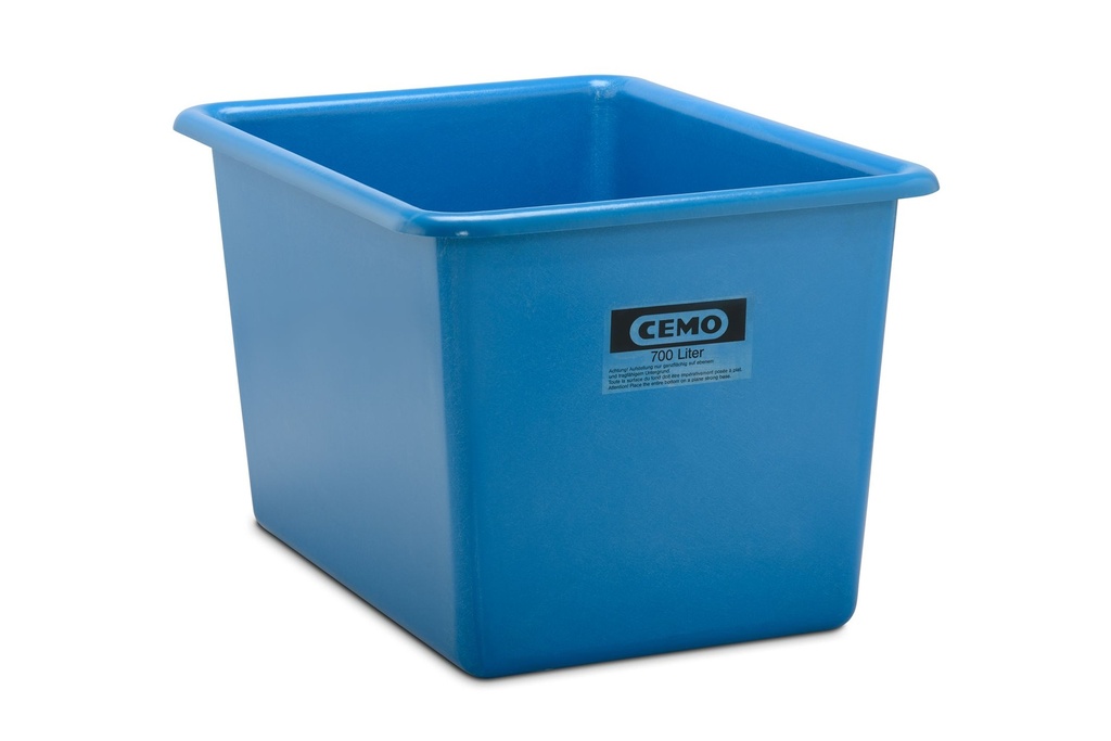 Rectangular container 700 l, standard, blue (7996, CEMO)