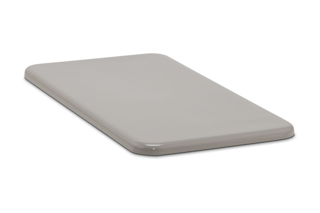 Flat lid 200 l, grey, CEMO (1169)