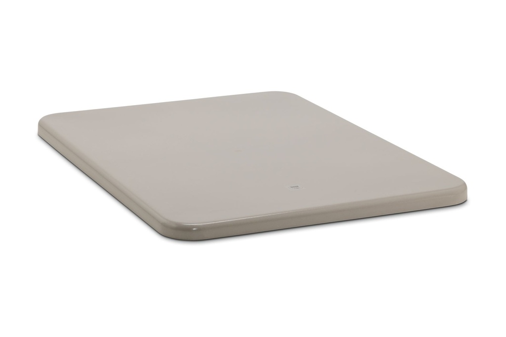 Lid for rec. container 1100L, grey, CEMO (1173)