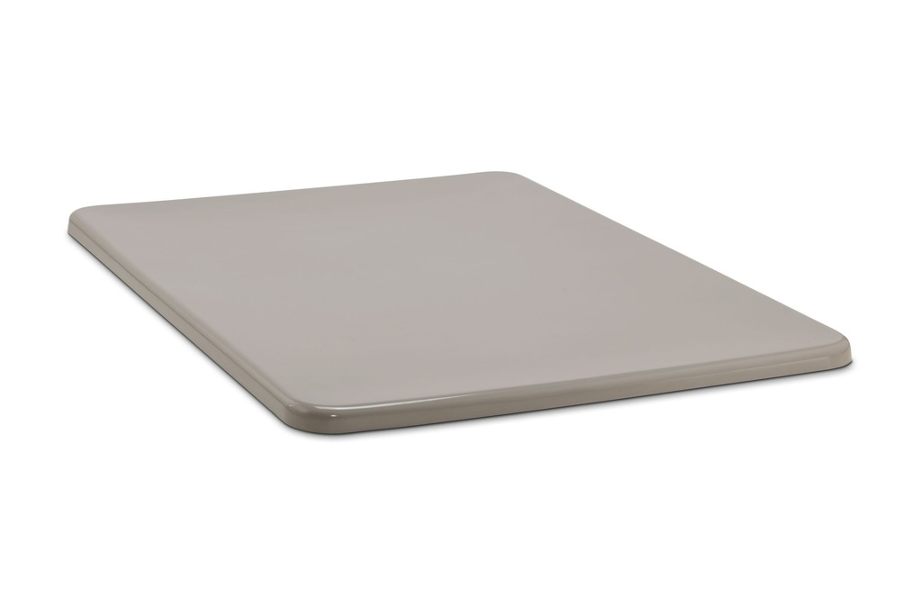 Flat lid 2200 l, grey, CEMO (1175)