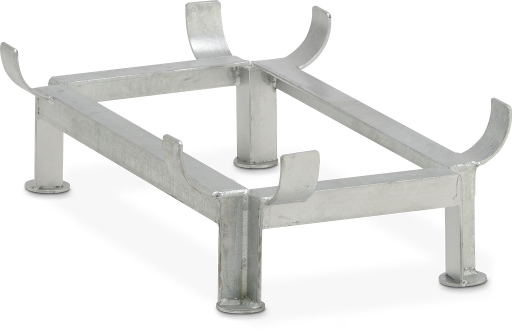 Steel base frame for 200 l high, CEMO (7786)