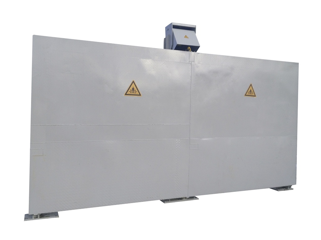 Folding fuel dispensing platform for outdoor installation, with pulley (10754, CEMO)