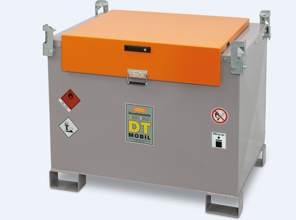 DT-Mobil PRO 440 PE generator tank with 2 quick couplings (1× flow, 1× return) (11378, CEMO)