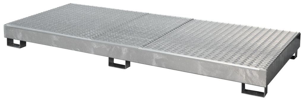 Sump pallets Type SW10, galvanised, with grating (10409, CEMO)
