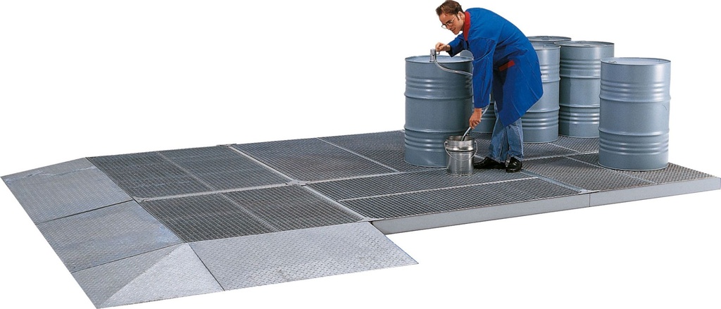 Grindų apsaugos sistema FS 55/13/13, 130×130×5,5 cm, cinkuota (11441, CEMO)