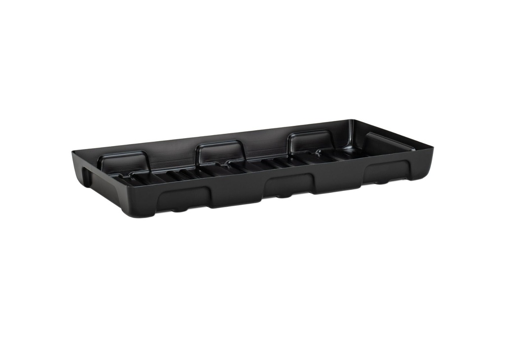 PE mažas surinkimo padėklas 10/5 be grotelių, 28 l, 100 x 50 x 10 cm, CEMO (11731)