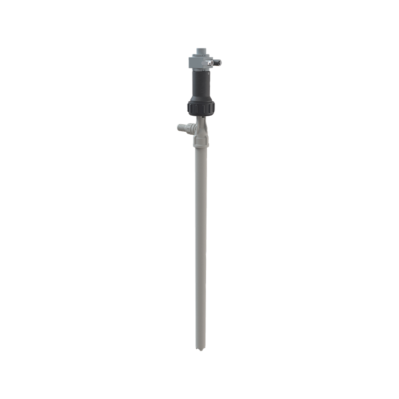 Pneumatic pump for transfer of chemical products, polypropylene body and suction tube, AISI 316 stainless steel shaft, Viton® gaskets, suction tube 1200 mm (1090/120, FLEXBIMEC)