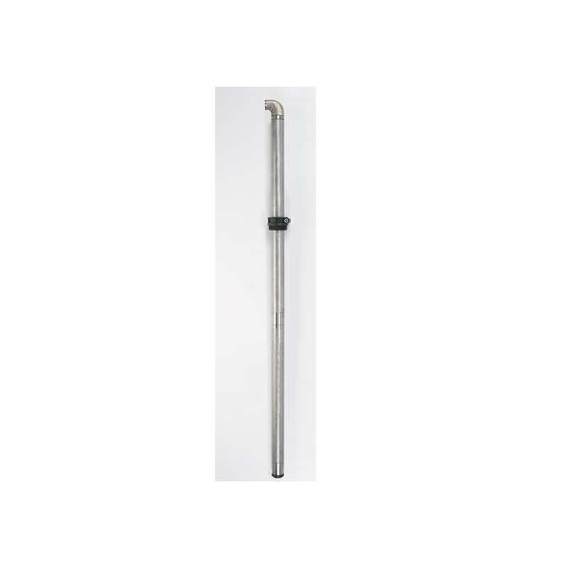 Stainless steel rigid suction pipe for pneumatic pump, length 1500 mm (1104/15, FLEXBIMEC)