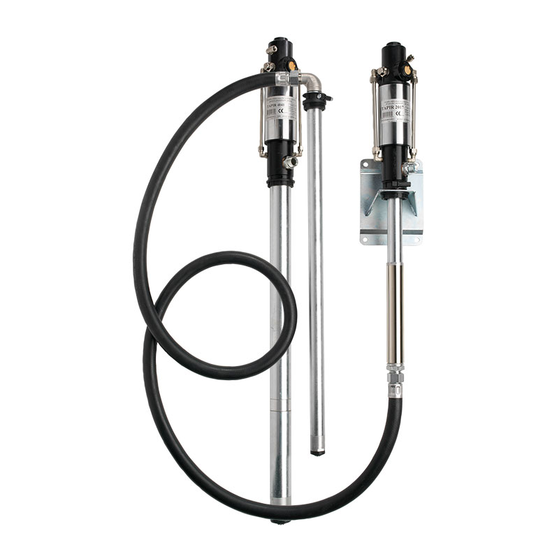 Air operated pump for high viscosity oils - "Tapir" range - compression ratio 5:1 - double acting - short (2011, FLEXBIMEC)