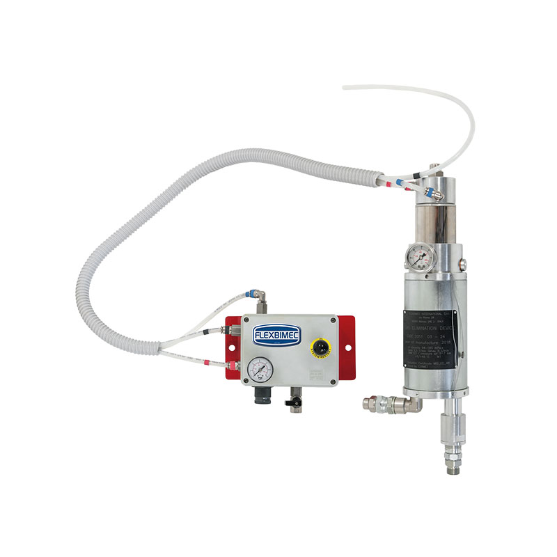 Automatic air trap device with pump stop system for oil pumps 2051, FLEXBIMEC