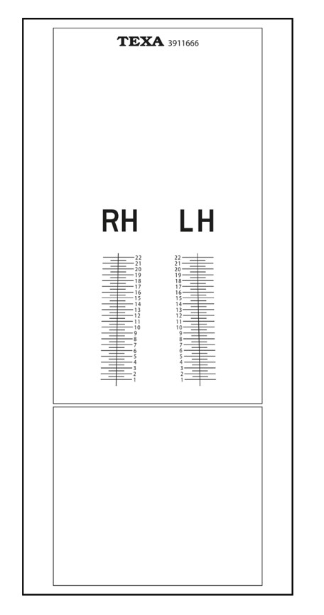 Rinkinys su 4 kalibravimo trafaretais MirrorCam MERCEDES TRUCK [3911666]