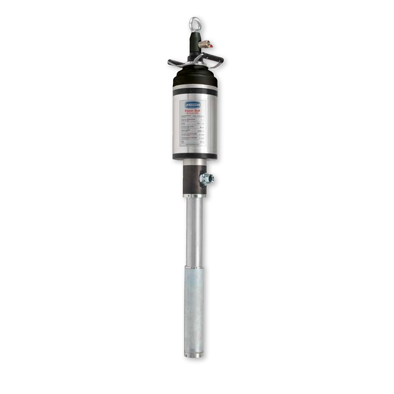 Air operated pump for high viscosity oils "Power Bull" series - compression ratio 6:1 - double acting, wall mounted (2092, FLEXBIMEC)