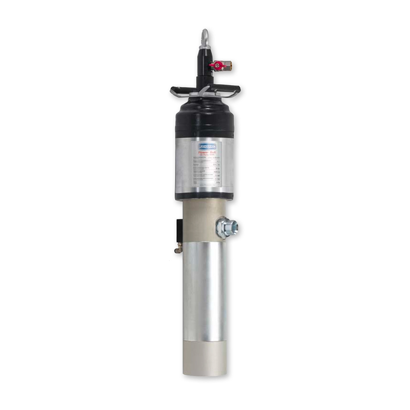 Air operated pump for high viscosity oils "Power Bull" series - compression ratio 1.5:1 - single acting, wall mounted (2098, FLEXBIMEC)