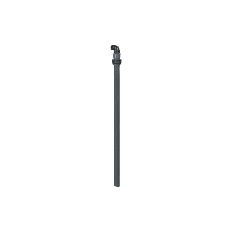 Standusis plastikinis kotas karbamidui (urea) ilgis 1100 mm, su žiedine veržle, 90° alkūne ir adapteriu. Tinkamas IBC konteineriams, FLEXBIMEC (2253)
