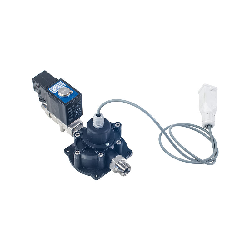 Electronic flow meter for AdBlue®/DEF and water-based fluids, IXEF body, with stainless-steel pulse transmitter, Flexbimec (2717, FLEXBIMEC)