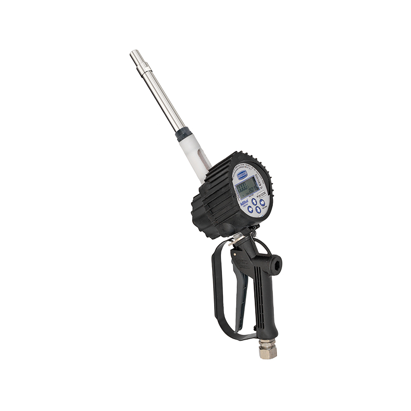 Electronic flow meter for AdBlue®, MID MI-005 (2014/32/EU) approved for fiscal transactions, with control gun, Ø1/2" outlet pipe and automatic anti-drip nozzle, Flexbimec (2736P, FLEXBIMEC)