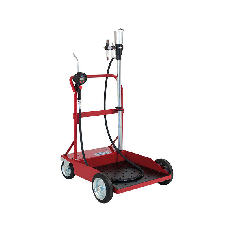 RF mobile workstation for 208 l drums with heavy duty trolley 4389 (2912/RF, FLEXBIMEC)