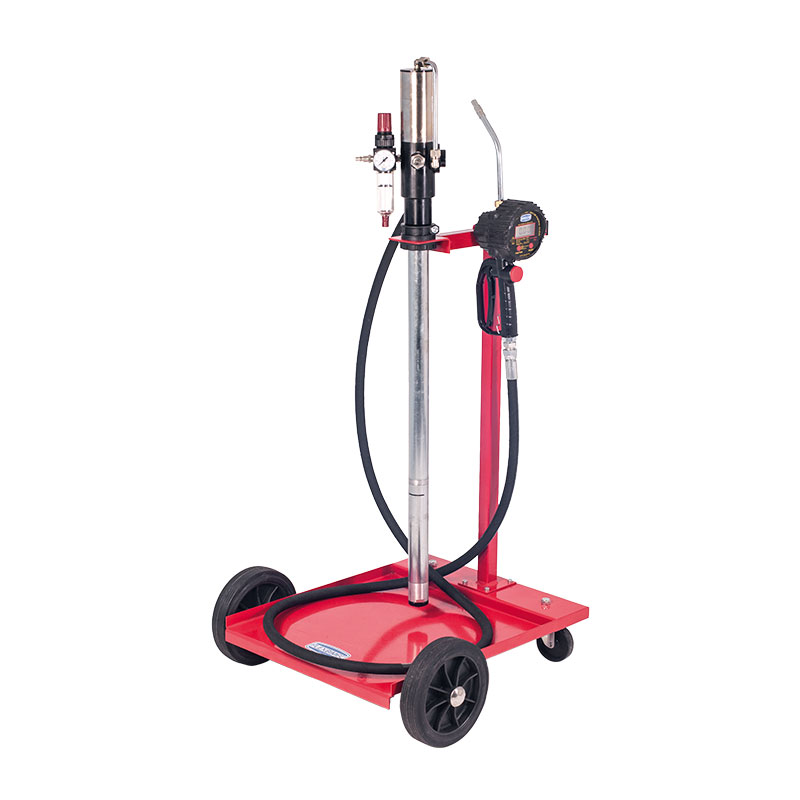 Complete oil transfer system with double-acting pump and digital meter (2962), for 60 l drums (2971, FLEXBIMEC)