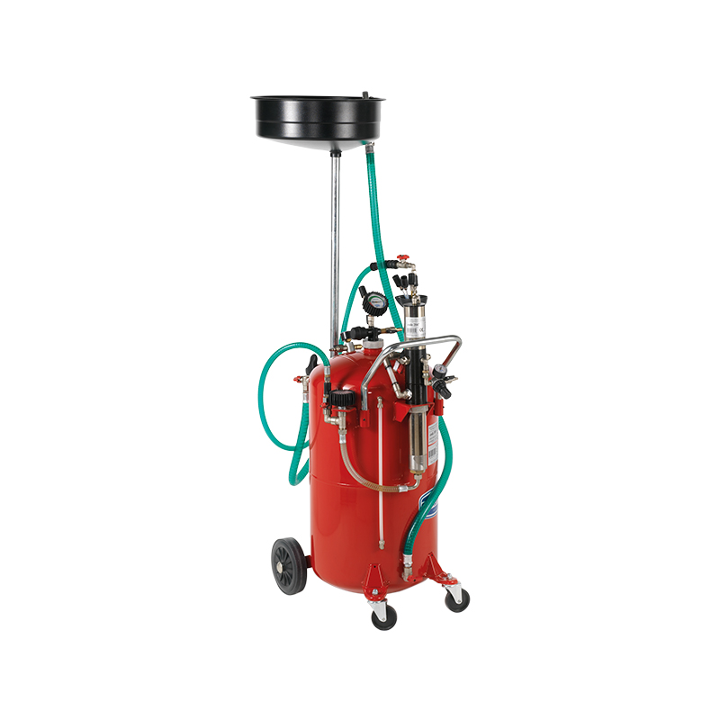 Waste oil wheeled tank extractor, capacity 90 l, with pneumatic pump (3085, FLEXBIMEC)