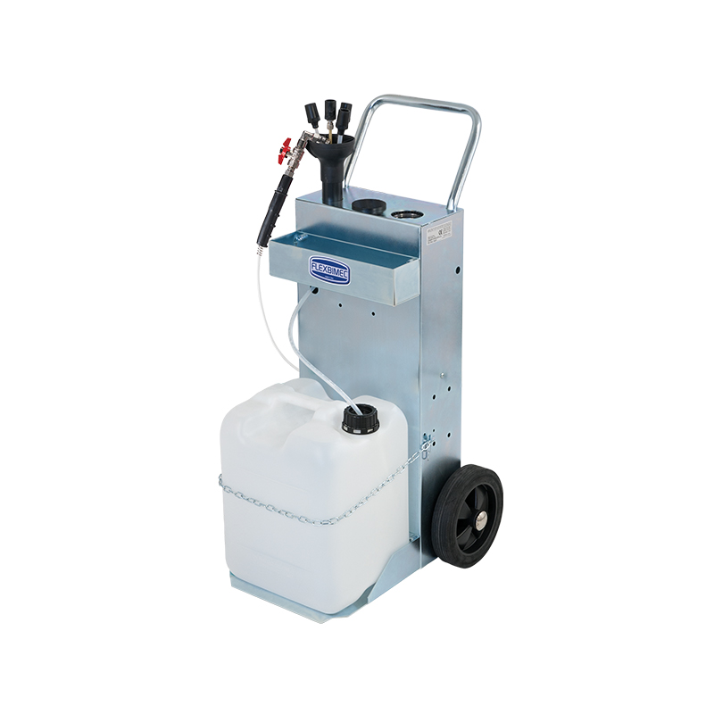 Mobilus benzino išsiurbimo įrenginys su pneumatiniu rotaciniu krumpliaračiniu siurbliu, ATEX 2014/34/EU (3115, FLEXBIMEC)