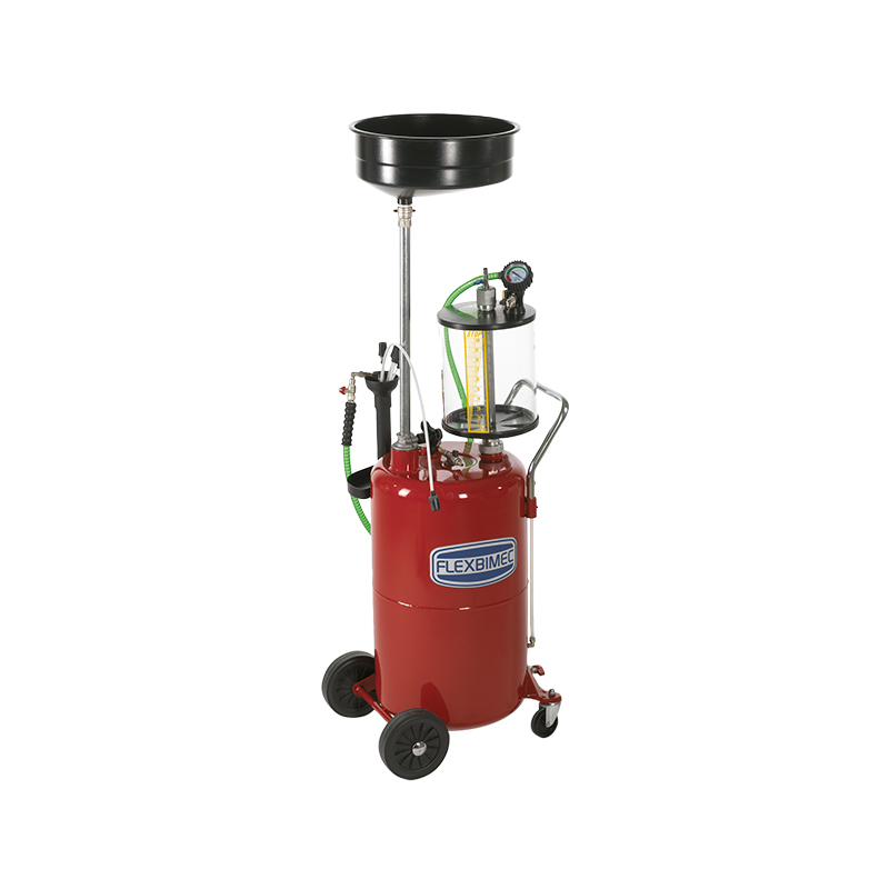 Wheeled tank capacity 110 l with inspection chamber 10 l. Pneumatic emptying of the tank, FLEXBIMEC (3198/110)