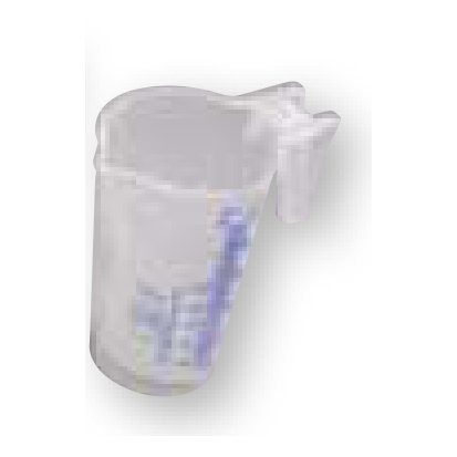 Graduota skaidri polietileno matavimo talpa – tūris 0,25 l (3425, FLEXBIMEC)