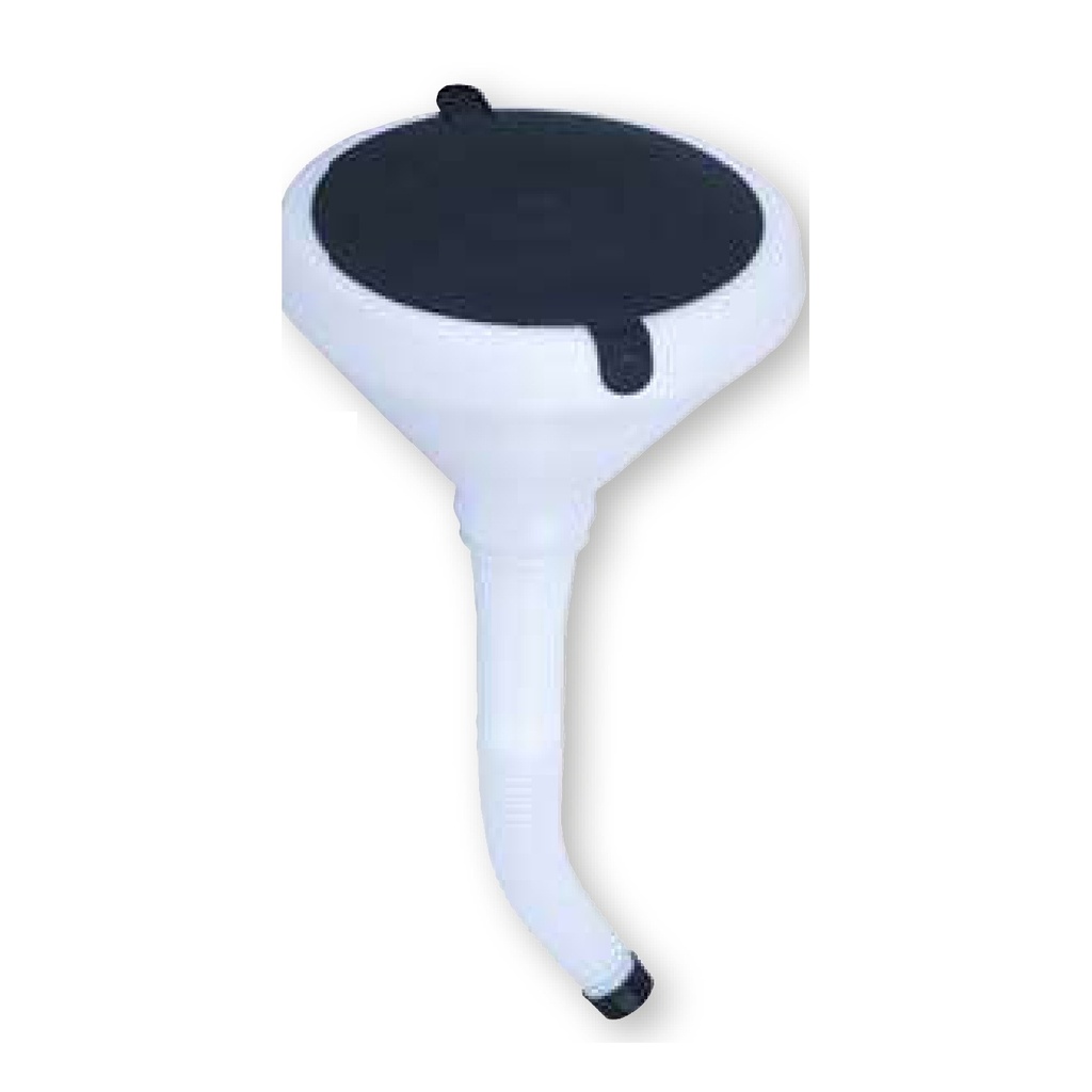 Funnel in polyethylene ø 220 mm with flexible spout, cap and protection cover, FLEXBIMEC (3436)