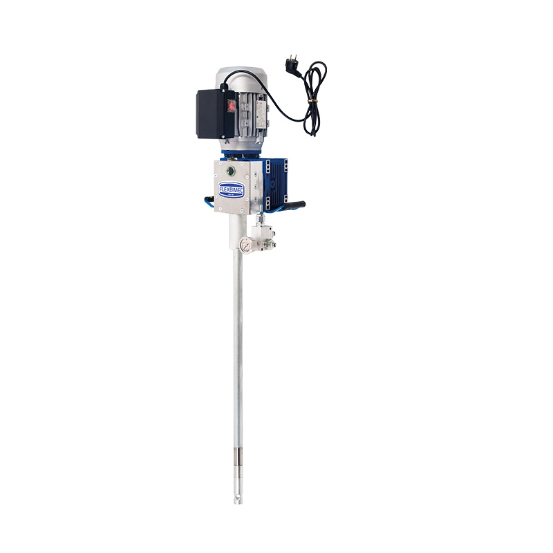 230 Vac elektrinis tepalų siurblys, skirtas 50 Kg statinės, suspaudimo santykis 7.5:1 - našumas 1200 g/min 4093/50, FLEXBIMEC