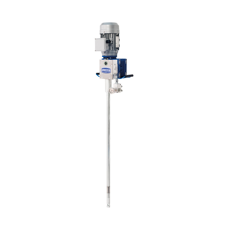 400 Vac electric grease pump for 180 Kg drums, compression ratio 7.5:1 - delivery 400 g/min, FLEXBIMEC (4095/180)