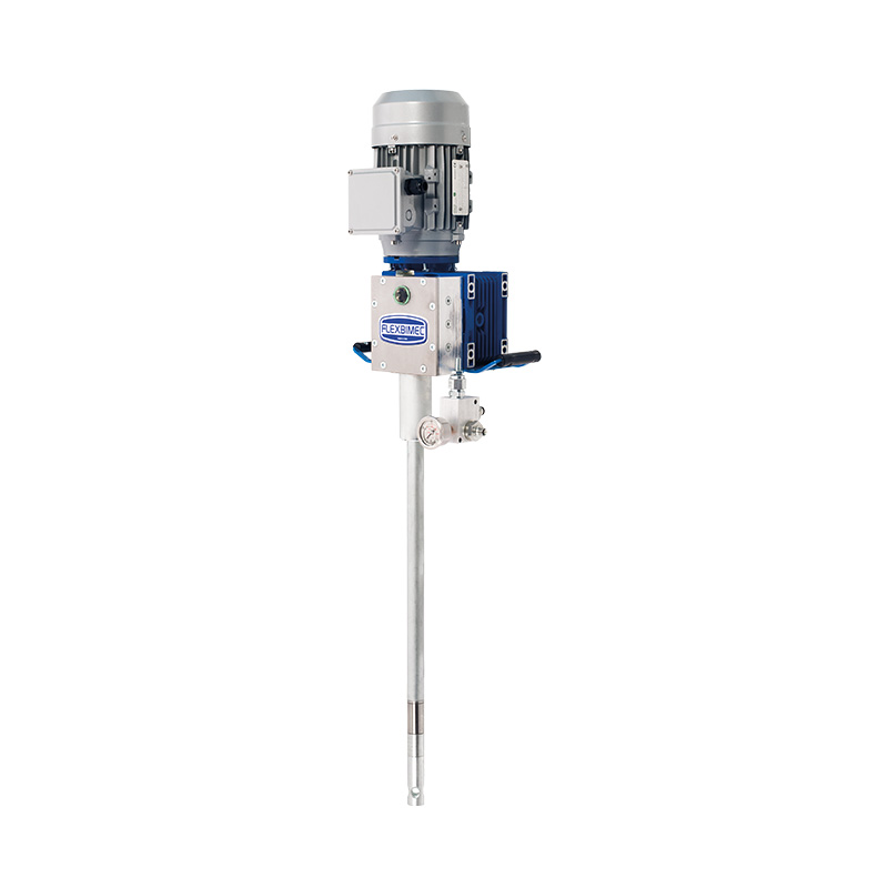 400 Vac electric grease pump for 18-25 Kg drums, compression ratio 7.5:1 - delivery 1200 g/min 4096/20, FLEXBIMEC