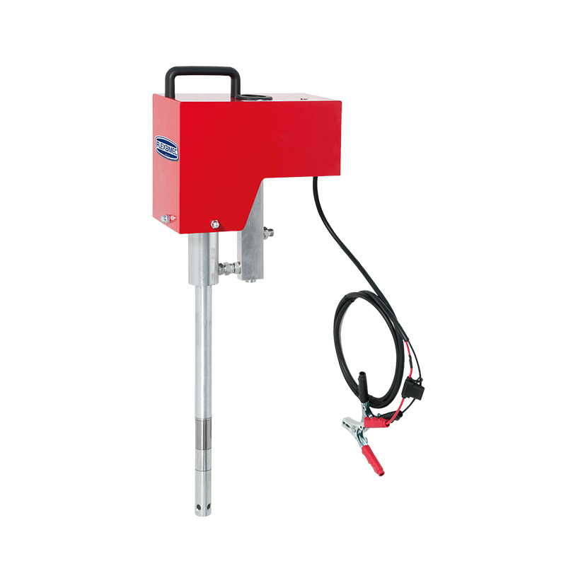 12 Vdc portable electric grease pump for 50 kg drum, 20:1, 100 g/min (4099/50, FLEXBIMEC)