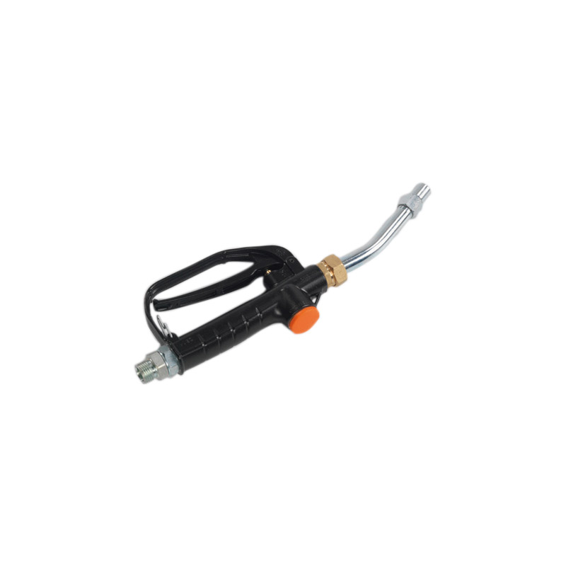 Grease gun with rigid outlet ø 16 mm and swivel joint 1/2" BSP (M) 4204, FLEXBIMEC