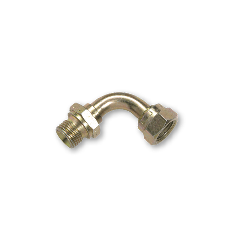 Cinkuota 90° alkūnė Ø 1/4" BSP (MF), FLEXBIMEC (4232)