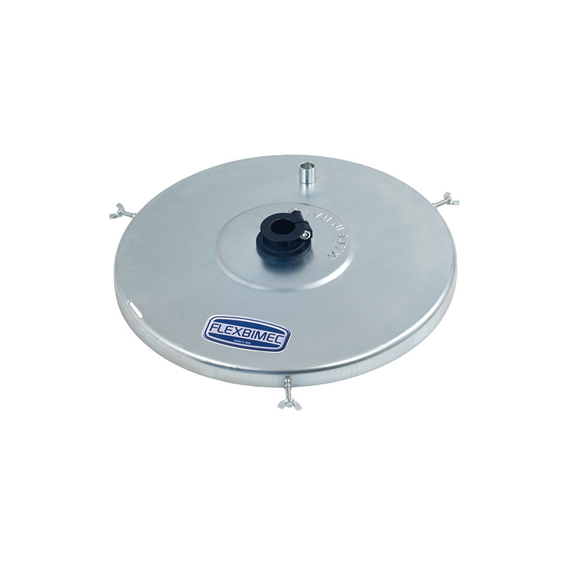 Statinės dangtis su žiedine veržle siurbliui tvirtinti, Ø400 mm, 50 kg statinei (4305, FLEXBIMEC)
