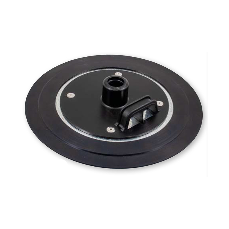 Follower Plate with vulcanized rubber for 50 Kg drums with rubber membrane Ø 390 mm, FLEXBIMEC (4317VU)