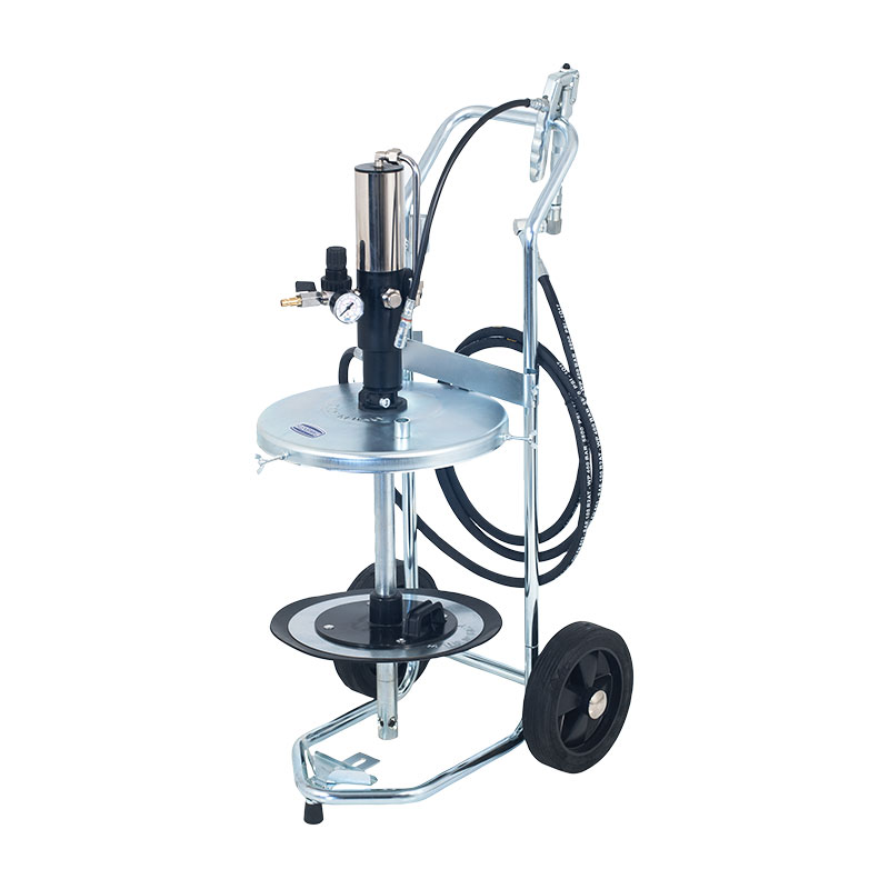 Mobile pneumatic grease supply kit such as art. no. 4920C, but with trolley art. no. 4351 4920CE, FLEXBIMEC
