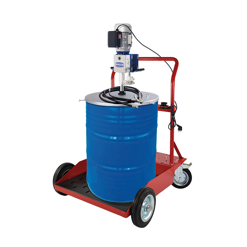 Tepimo rinkinys su 230 Vac elektrinis siurblys, skirtas 180 kg statinės. pilna komplektacija, FLEXBIMEC (4998/180)
