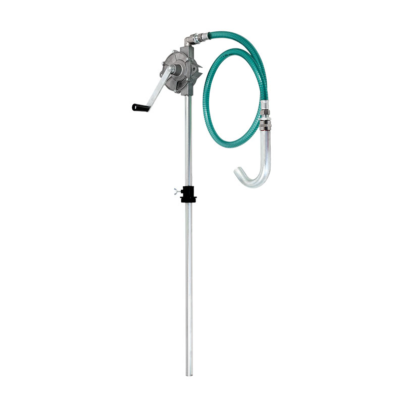 Rotary Hand Operated Pump for Oil and Diesel, flow rate 23 l/min, with hose and anti-drip (5300/FD, FLEXBIMEC)