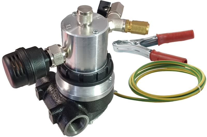 Air operated vane rotary pump for gasoline transfer, self priming - complying with norms ATEX 2014/34/EU (6561, FLEXBIMEC)