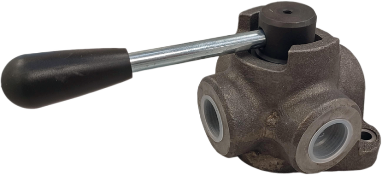 4-way cast iron flow divider, open centre, 3/4" BSP (6676, FLEXBIMEC)