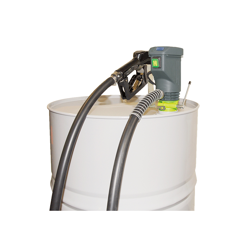 Electric diesel transfer kit 12 V DC with foot filter, delivery hose Ø3/4" 4 m, automatic nozzle, delivery 31 l/min, Flexbimec (6770, FLEXBIMEC)