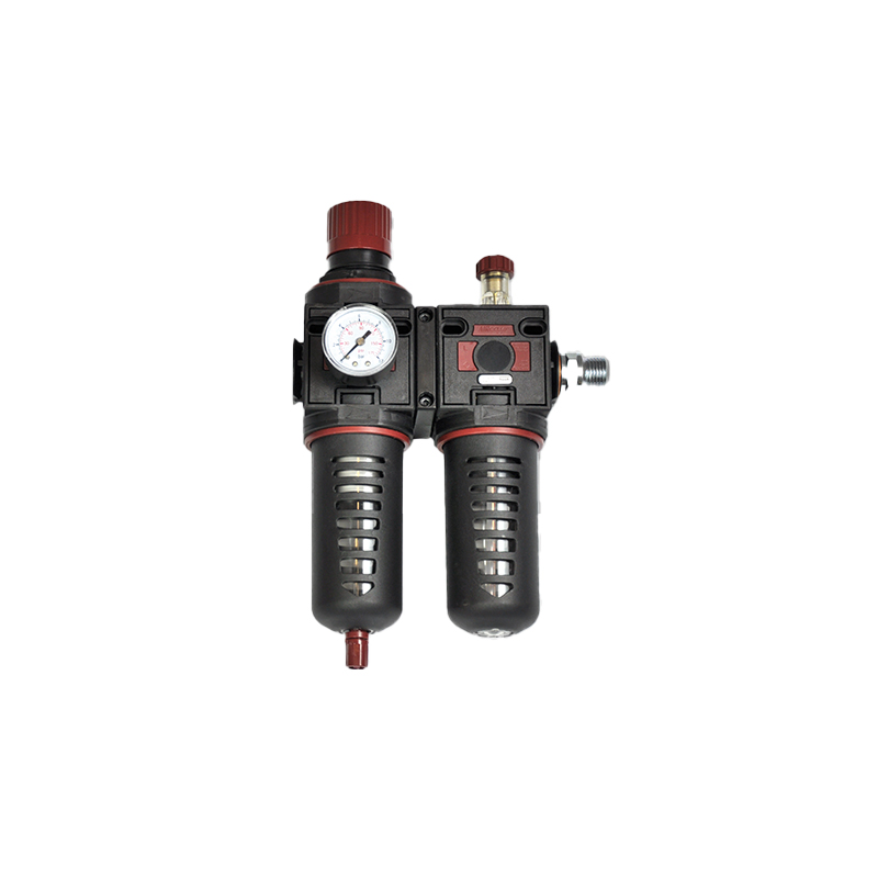 Pressure regulator with gauge, condensate drain and lubricator, 1/2 BSP connections (7150/12, FLEXBIMEC)