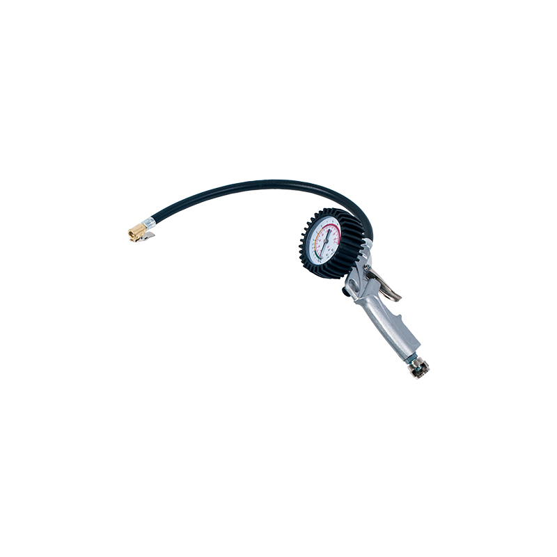 Padangų pripūtimo pistoletas su manometru. Jungtys 1/4" BSP, FLEXBIMEC (7301)