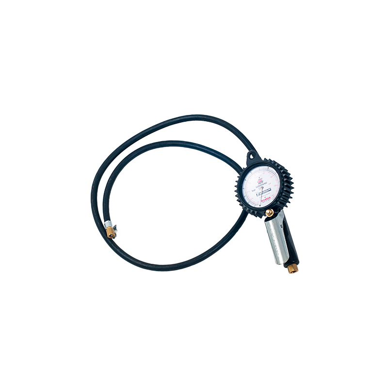 Precision tyre inflating gun with gauge, Michelin model, 1/4 in. BSP connection (7304, FLEXBIMEC)