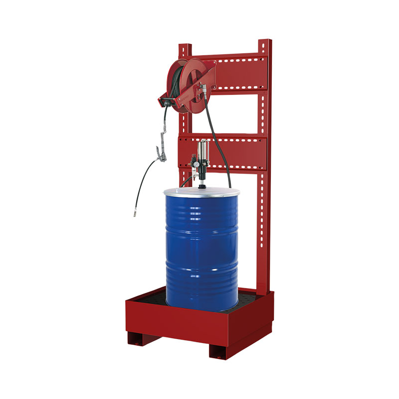 Pneumatinis tepalo tiekimo komplektas 180 kg statinėms ant Tank Service Base su atvira žarnos rite art. nr. 9016 (8558, FLEXBIMEC)