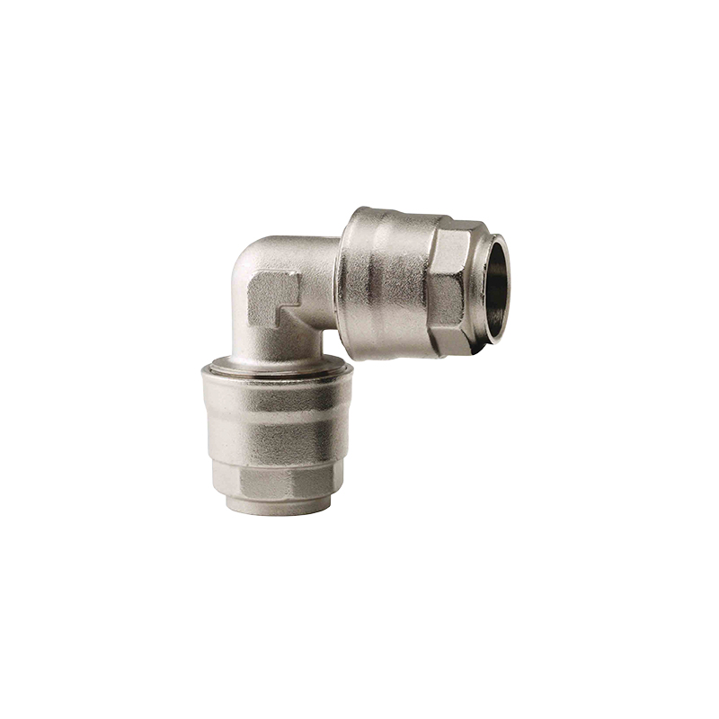 Intermediate elbow connector 90° for compressed air pipe - Ø 32 mm x 32 mm, FLEXBIMEC (9883/32)