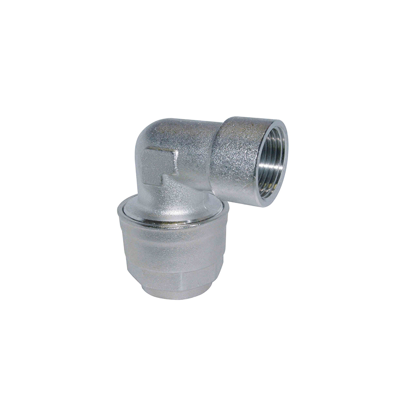 Elbow connector 90° for pipe/hose, compressed air, Ø20 mm × 1/2", Flexbimec (9890/20, FLEXBIMEC)